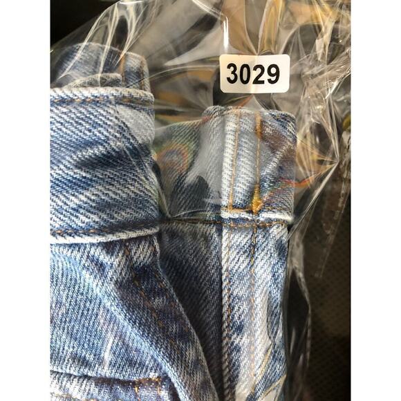 Madewell Baggy Cargo Jeans Baggy Zip-Off Edition Thetford Wash NWT Size 26 - Picture 13 of 13